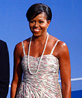 Michelle Obama wearing Thakoon