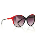 Linda Farrow Luxe Lizard-Trimmed Sunglasses