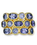 Temple St. Clair 18K Gold Triple Eternity Ring