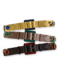 Meredith Wendell Color Block Metallic Belts