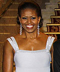 Michelle Obama wearing Azzedine Alaïa