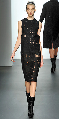 Calvin Klein - Runway Photos - Fall 2009 Runway at InStyle.com :  designer clothes fall shoes designer clothing