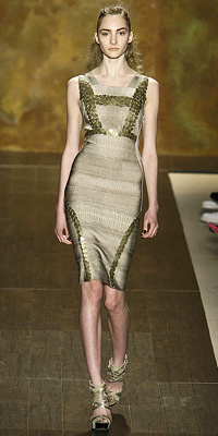 Fashion Designers - Runway Photos - Fall 2009 Runway at InStyle.com :  chic designers gold vintage