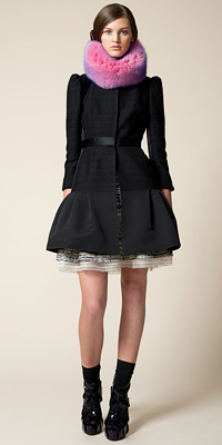 Fashion Designers - Runway Photos - Fall 2009 Runway at InStyle.com :  peter som dresses accessories shoes