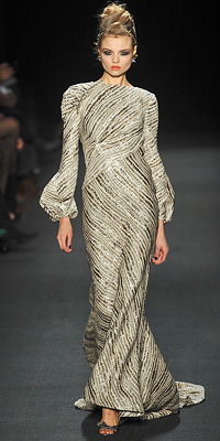Fashion Designers - Runway Photos - Fall 2009 Runway at InStyle.com :  photos fall evening retro