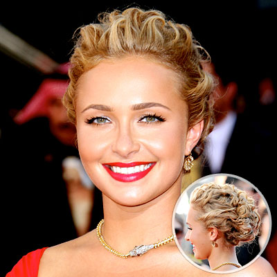 Hayden Panettiere - Best Hair. Best Updo - The Emmy's Best Hair and Makeup 