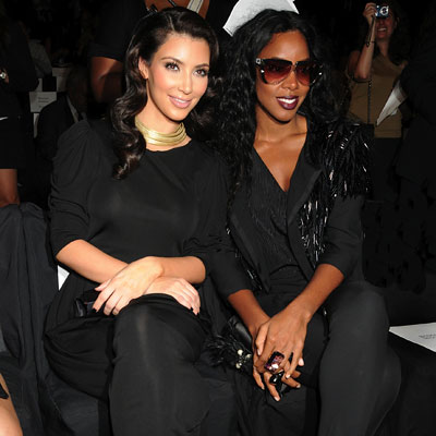  Kardashian Fashion Week on Kim Kardashian And Kelly Rowland   Day 6  Ny Fashion Week   Fashion