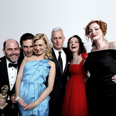   Fashion Style on Team Mad Men   2009 Golden Globe Winners  Portraits   Golden Globes