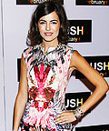Camilla Belle wearing Alexander McQueen