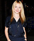 Dakota Fanning in BCBGirls shoes