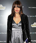 Helena Christensen wearing Miu Miu