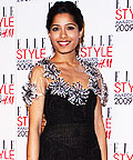 Freida Pinto wearing Chanel