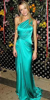 Katrina Bowden in Monique Lhuillier