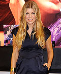 Fergie wearing Jimmy Choo