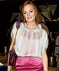 Leighton Meester wearing Christian Cota