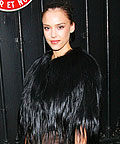 Jessica Alba wearing Miu Miu
