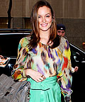 Leighton Meester wearing Cartier