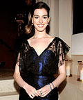 Anne Hathaway wearing Casadei