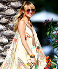 Nicole Richie wearing Christian Louboutin