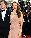 Angelina Jolie wearing Versace