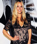 Molly Sims wearing Burberry
