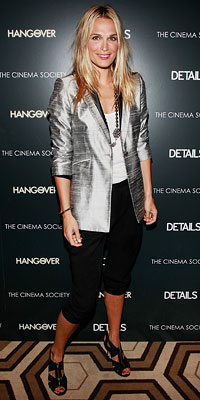 Molly Sims wearing Rag & Bone