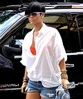 Rihanna wearing Alexander Wang