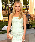 Hayden Panettiere wearing Christian Cota