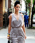 Rihanna wearing Azzedine Alaïa