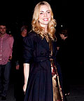 Melissa George wearing Burberry