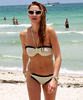 Whitney Port wearing Brette Sandler