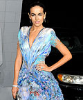 Camilla Belle wearing Alexander McQueen