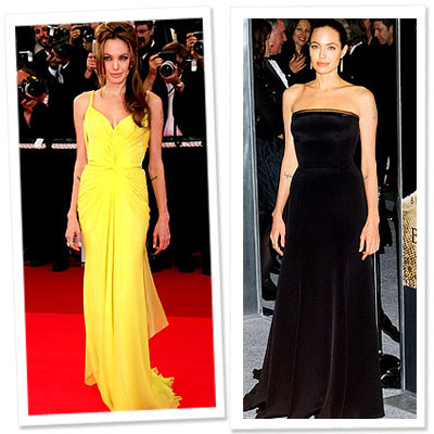 Angelina Jolie, Emanuel Ungaro, Atelier Versace