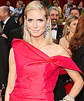Heidi Klum wearing Roland Mouret
