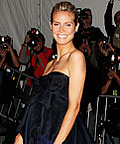 Heidi Klum wearing J. Mendel