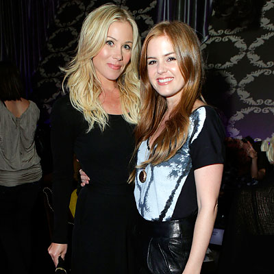 Christina Applegate and Isla Fisher - Rock a Little Feed a Lot benefit concert - Los Angeles