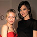 Renee Zellweger in Carolina Herrera and Katie Holmes in Azzedine Alaia - Women in Hollywood Awards - Los Angeles