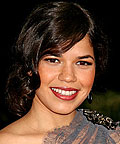 America Ferrera, Lancome Fever lip gloss in On Fire, Lancome Le Lipstique Lip Coloring Stick in Raisinberry, lipsticks