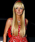 Paris Hilton wearing Anna Sui