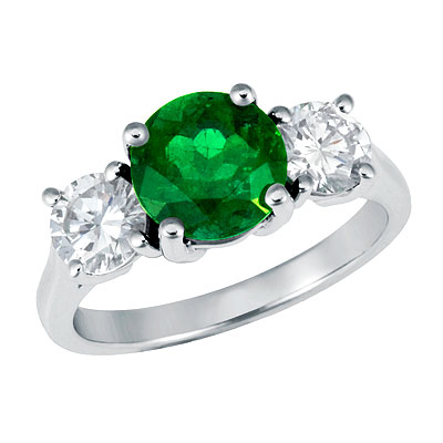 Wedding rings green