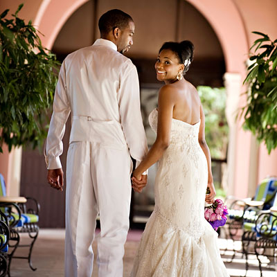 Celebrity Weddings on Richard Hamilton   Tj Lottie   Instyle Weddings   Celebrity   Instyle