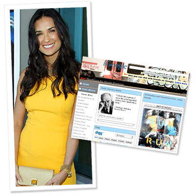 Demi Moore - iGoogle - Anna Sui - News