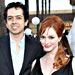Christina Hendricks and Geoffrey Arend's Wedding - Mad Men - Carolina Herrera wedding gown