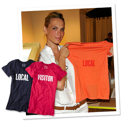 Molly Sims - Tommy Hilfiger - tee shirts