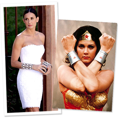 Demi Moore - Wonder Woman - Cuffs