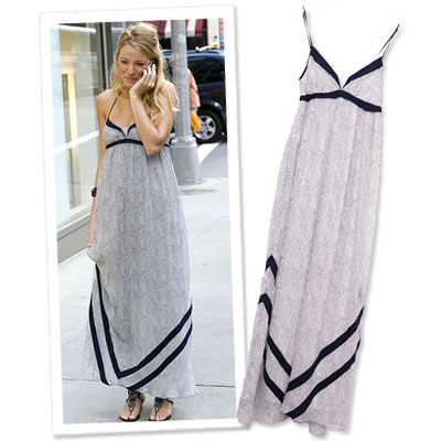 Blake Lively Dress on Style On Set  Blake Lively Wears Rag    Bone   Instyle Com What S