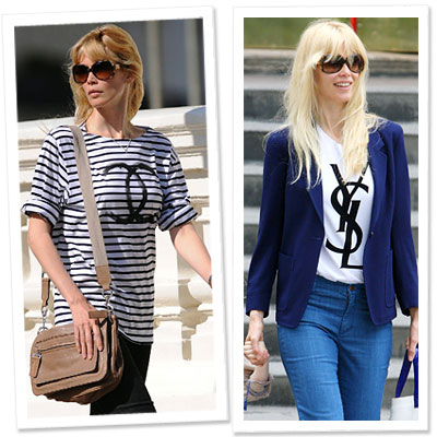 Claudia Schiffer - Chanel - YSL
