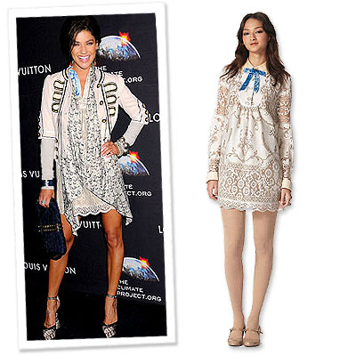 What's Right Now - Jessica Szohr in Anna Sui for Target - Gossip Girl