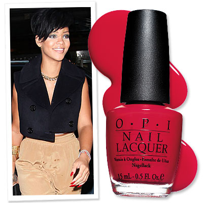 OPI - red nails