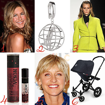 Jennifer Aniston - Julianne Moore - QVC - Narciso Rodriguez - Twilight Beauty - Ellen DeGeneres - American Idol - Bugaboo